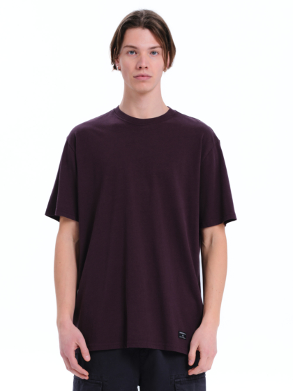 EMERSON ΑΝΔΡΙΚΟ ΜΟΝΟΧΡΩΜΟ ΚΟΝΤΟΜΑΝΙΚΟ T-SHIRT