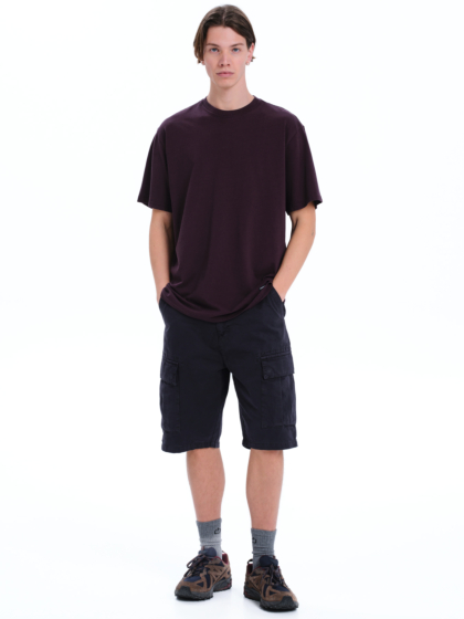 EMERSON ΑΝΔΡΙΚΟ ΜΟΝΟΧΡΩΜΟ ΚΟΝΤΟΜΑΝΙΚΟ T-SHIRT