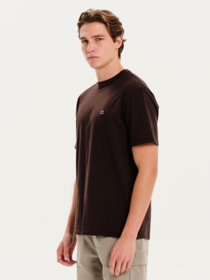EMERSON ΑΝΔΡΙΚΟ ΜΟΝΟΧΡΩΜΟ ΚΟΝΤΟΜΑΝΙΚΟ T-SHIRT