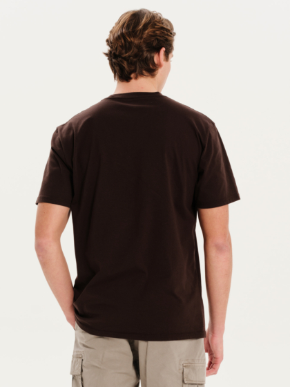 EMERSON ΑΝΔΡΙΚΟ ΜΟΝΟΧΡΩΜΟ ΚΟΝΤΟΜΑΝΙΚΟ T-SHIRT
