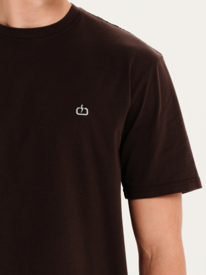 EMERSON ΑΝΔΡΙΚΟ ΜΟΝΟΧΡΩΜΟ ΚΟΝΤΟΜΑΝΙΚΟ T-SHIRT