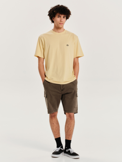 EMERSON ΑΝΔΡΙΚΟ ΜΟΝΟΧΡΩΜΟ ΚΟΝΤΟΜΑΝΙΚΟ T-SHIRT