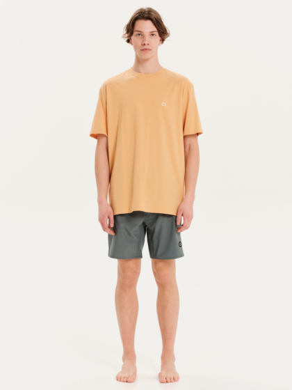 EMERSON ΑΝΔΡΙΚΟ ΜΟΝΟΧΡΩΜΟ ΚΟΝΤΟΜΑΝΙΚΟ T-SHIRT