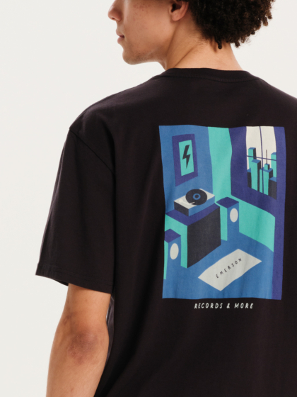 EMERSON RECORDS AND MORE MEN’S SHORT SLEEVE T-SHIRT