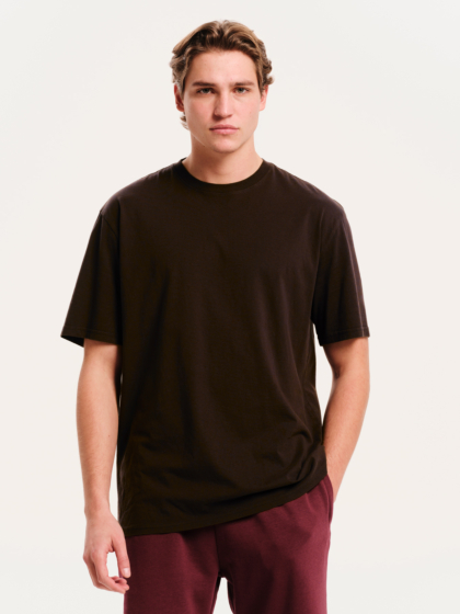 EMERSON ΑΝΔΡΙΚΟ ΜΟΝΟΧΡΩΜΟ ΚΟΝΤΟΜΑΝΙΚΟ T-SHIRT