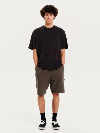 EMERSON ΑΝΔΡΙΚΟ ΜΟΝΟΧΡΩΜΟ ΚΟΝΤΟΜΑΝΙΚΟ T-SHIRT
