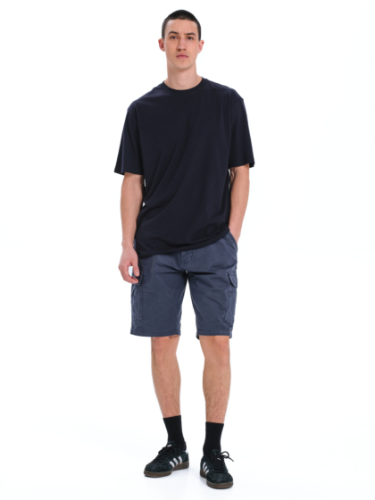 EMERSON ΑΝΔΡΙΚΟ ΜΟΝΟΧΡΩΜΟ ΚΟΝΤΟΜΑΝΙΚΟ T-SHIRT