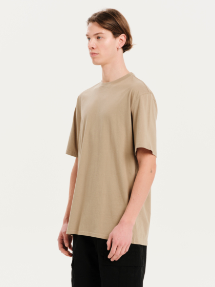 EMERSON ΑΝΔΡΙΚΟ ΜΟΝΟΧΡΩΜΟ ΚΟΝΤΟΜΑΝΙΚΟ T-SHIRT