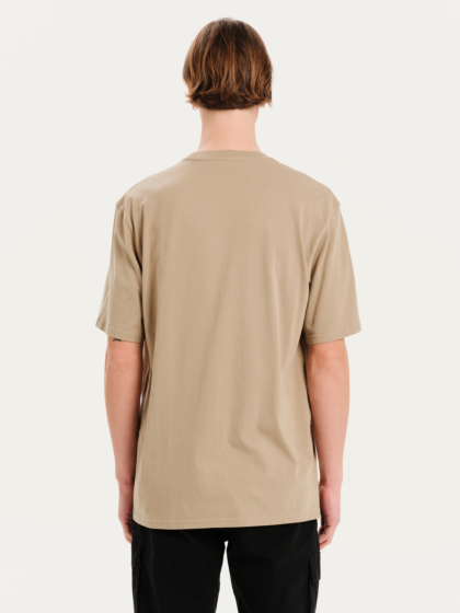 EMERSON ΑΝΔΡΙΚΟ ΜΟΝΟΧΡΩΜΟ ΚΟΝΤΟΜΑΝΙΚΟ T-SHIRT