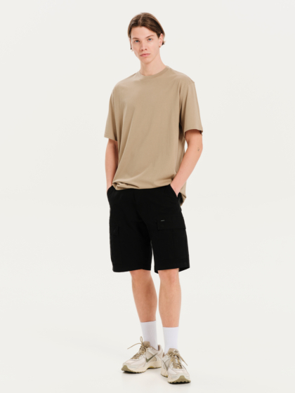 EMERSON ΑΝΔΡΙΚΟ ΜΟΝΟΧΡΩΜΟ ΚΟΝΤΟΜΑΝΙΚΟ T-SHIRT