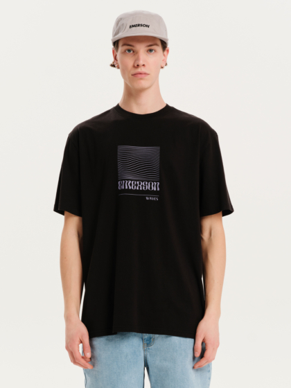 EMERSON WAVES ΑΝΔΡΙΚΟ ΚΟΝΤΟΜΑΝΙΚΟ T-SHIRT