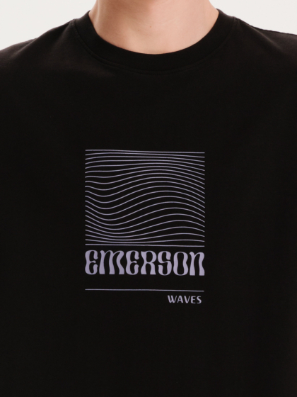 EMERSON WAVES ΑΝΔΡΙΚΟ ΚΟΝΤΟΜΑΝΙΚΟ T-SHIRT