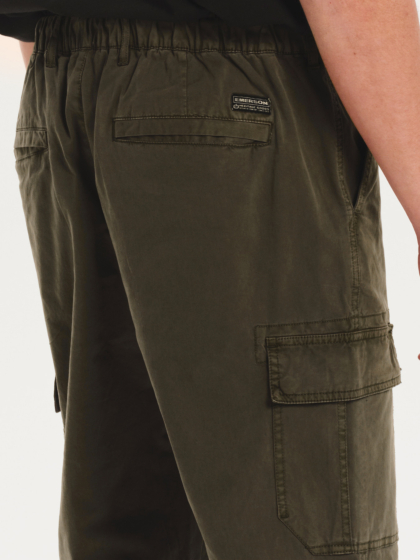 EMERSON MEN’S HALF ELASTICATED CARGO PANTS