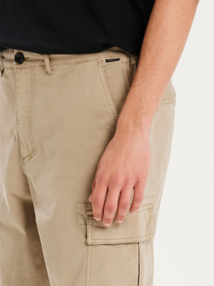EMERSON MEN’S HALF ELASTICATED CARGO PANTS