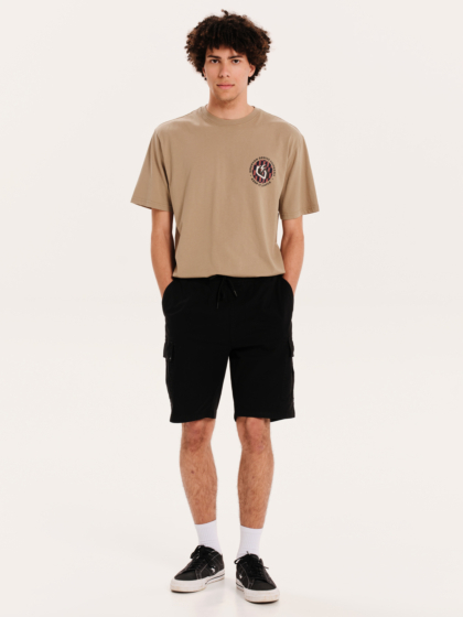 EMERSON MEN’S FULL ELASTICATED CLASSIC CARGO SHORTS