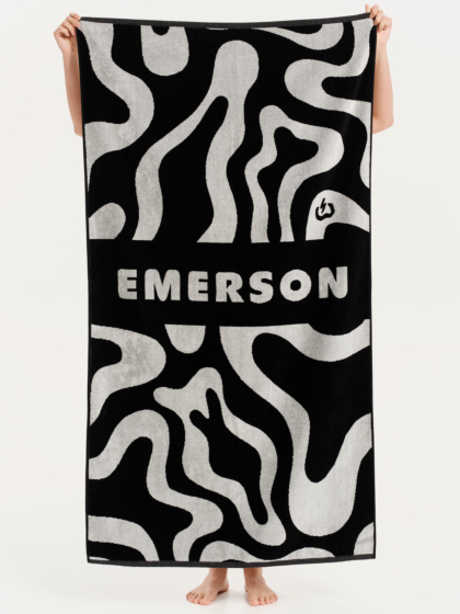 EMERSON LINEAR PATTERN BEACH TOWEL