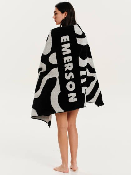 EMERSON LINEAR PATTERN BEACH TOWEL
