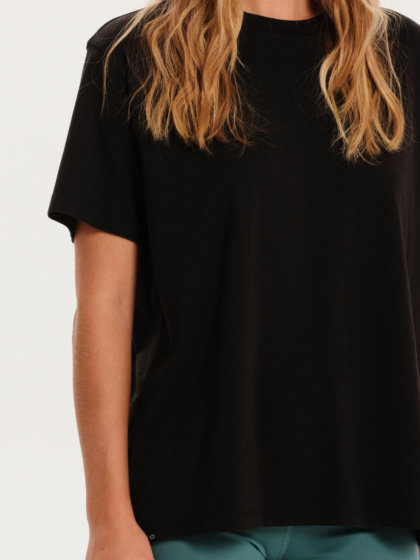 EMERSON ΓΥΝΑΙΚΕΙΟ ΜΟΝΟΧΡΩΜΟ ΚΟΝΤΟΜΑΝΙΚΟ T-SHIRT