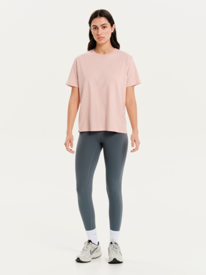 EMERSON ΓΥΝΑΙΚΕΙΟ ΜΟΝΟΧΡΩΜΟ ΚΟΝΤΟΜΑΝΙΚΟ T-SHIRT