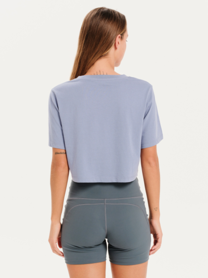 EMERSON SOLID WOMEN’S SHORT SLEEVE CROP T-SHIRT