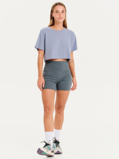 EMERSON SOLID WOMEN’S SHORT SLEEVE CROP T-SHIRT