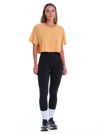 EMERSON SOLID WOMEN’S SHORT SLEEVE CROP T-SHIRT
