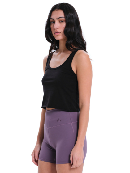 EMERSON ΜΟΝΟΧΡΩΜΟ ΓΥΝΑΙΚΕΙΟ ΑΜΑΝΙΚO CROP TOP