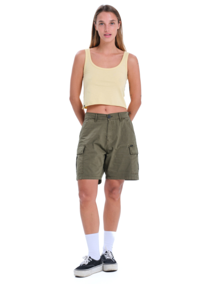 EMERSON ΜΟΝΟΧΡΩΜΟ ΓΥΝΑΙΚΕΙΟ ΑΜΑΝΙΚO CROP TOP