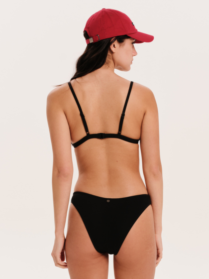EMERSON FIXED TRIANGLE WOMEN'S RIB BIKINI SET