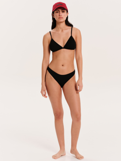 EMERSON FIXED TRIANGLE WOMEN'S RIB BIKINI SET