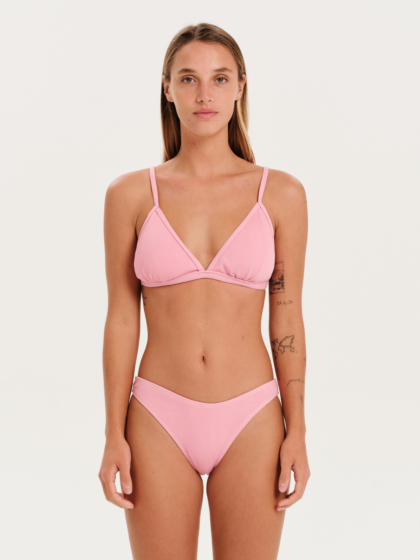 EMERSON FIXED TRIANGLE WOMEN'S RIB BIKINI SET