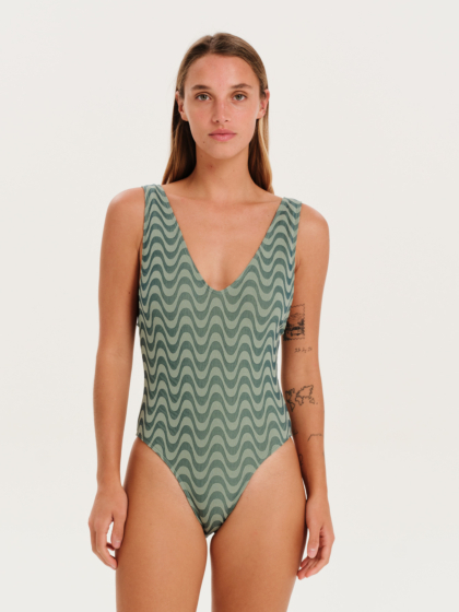 EMERSON ONE-PIECE WOMEN'S SWIMSUIT WITH TEXTURED FABRIC