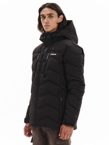 EMERSON MEN’S PUFFER JACKET WITH DETACHABLE HOOD