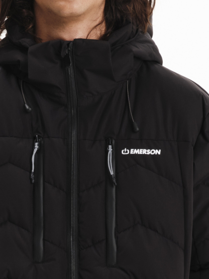 EMERSON MEN’S PUFFER JACKET WITH DETACHABLE HOOD