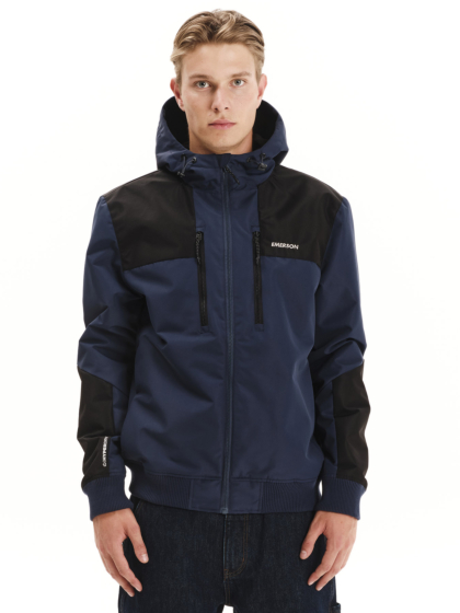 EMERSON MEN’S HOODED BOMBER JACKET