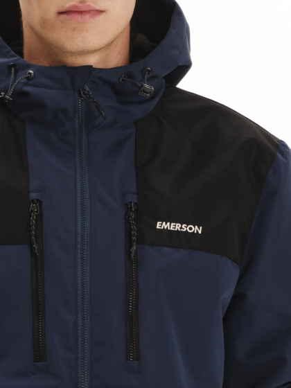 EMERSON MEN’S HOODED BOMBER JACKET