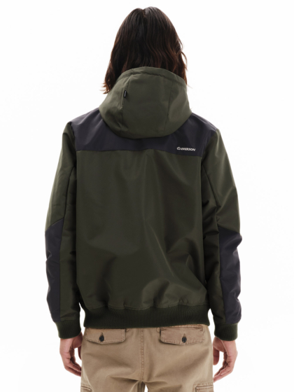 EMERSON MEN’S HOODED BOMBER JACKET