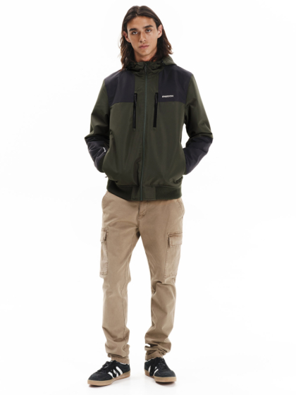 EMERSON MEN’S HOODED BOMBER JACKET