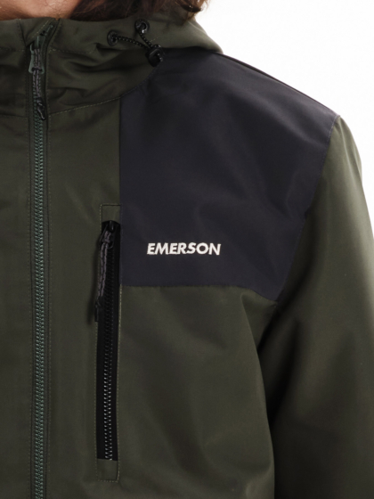 EMERSON MEN’S HOODED BOMBER JACKET