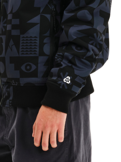 EMERSON MEN’S HOODED BOMBER JACKET