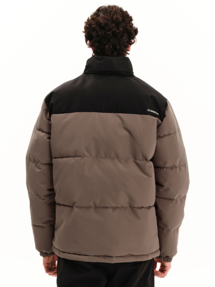 EMERSON MEN’S PUFFER JACKET WITH ROLL-IN HOOD