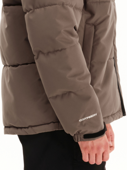 EMERSON MEN’S PUFFER JACKET WITH ROLL-IN HOOD