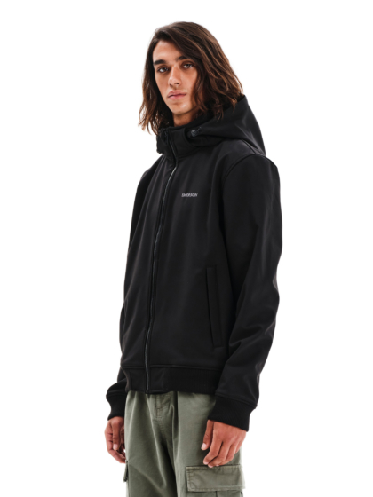 EMERSON MEN’S BONDED BOMBER JACKET WITH DETACHABLE HOOD