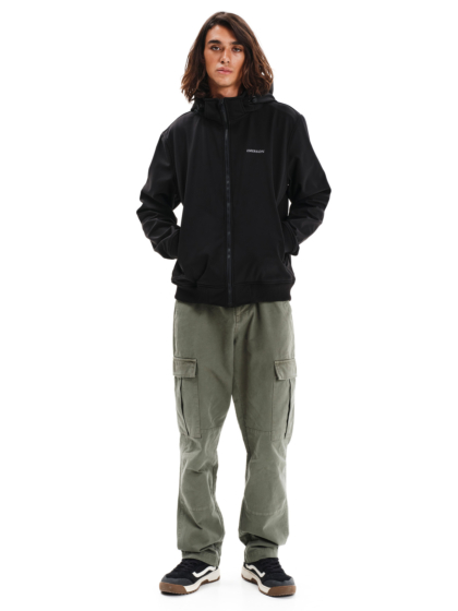 EMERSON MEN’S BONDED BOMBER JACKET WITH DETACHABLE HOOD