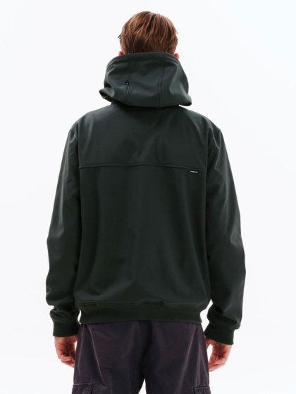 EMERSON MEN’S BONDED BOMBER JACKET WITH DETACHABLE HOOD
