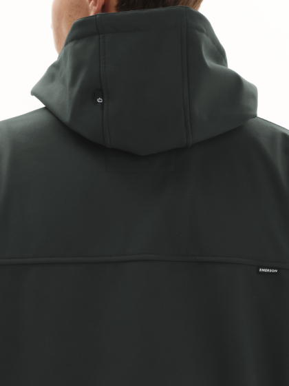 EMERSON MEN’S BONDED BOMBER JACKET WITH DETACHABLE HOOD