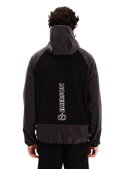 EMERSON ΑΝΔΡΙΚΟ RAGLAN BONDED ΜΠΟΥΦΑΝ ΜΕ ΚΟΥΚΟΥΛΑ