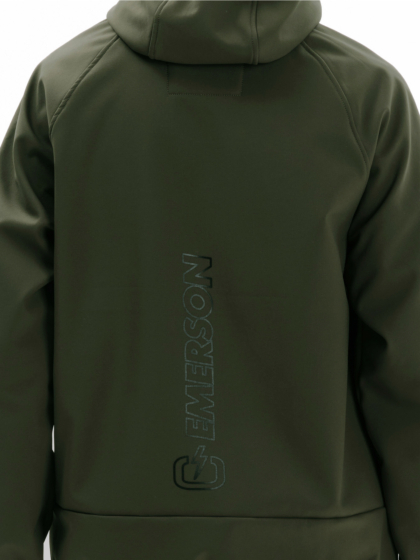 EMERSON MEN’S HOODED RAGLAN BONDED JACKET