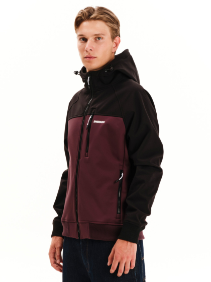 EMERSON ΑΝΔΡΙΚΟ RAGLAN BONDED BOMBER ΜΠΟΥΦΑΝ ΜΕ ΚΟΥΚΟΥΛΑ