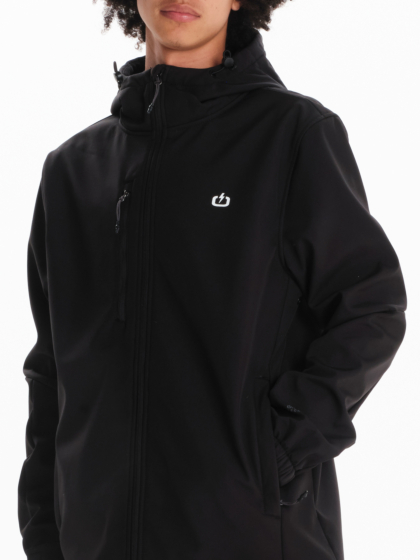 EMERSON MEN’S HOODED BONDED JACKET